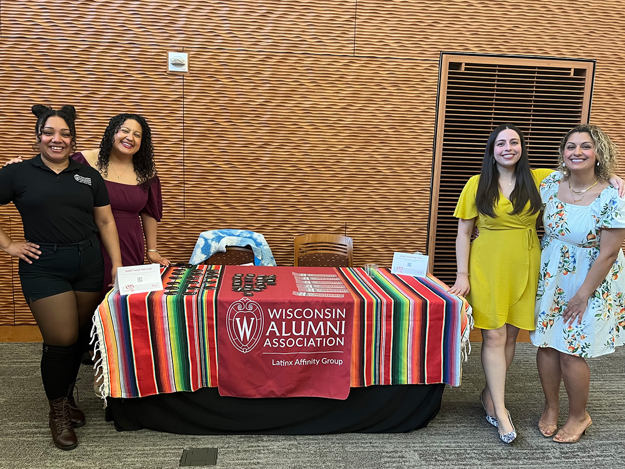 Left to right: Santalucia Hernandez, Joselyn Diaz-Valdes, Marianna Rivera, and Rachelle Eilers