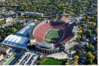 Camp Randall aerial view