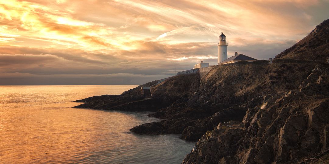 Sunrise at Douglas Lighthouse, Isle of Man