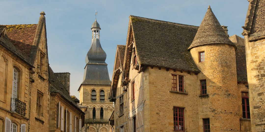 Streets of Sarlat, French medieval town