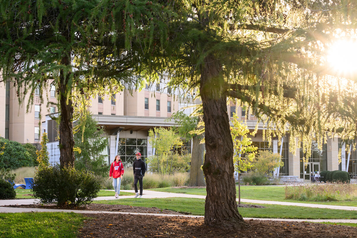 Fall on campus