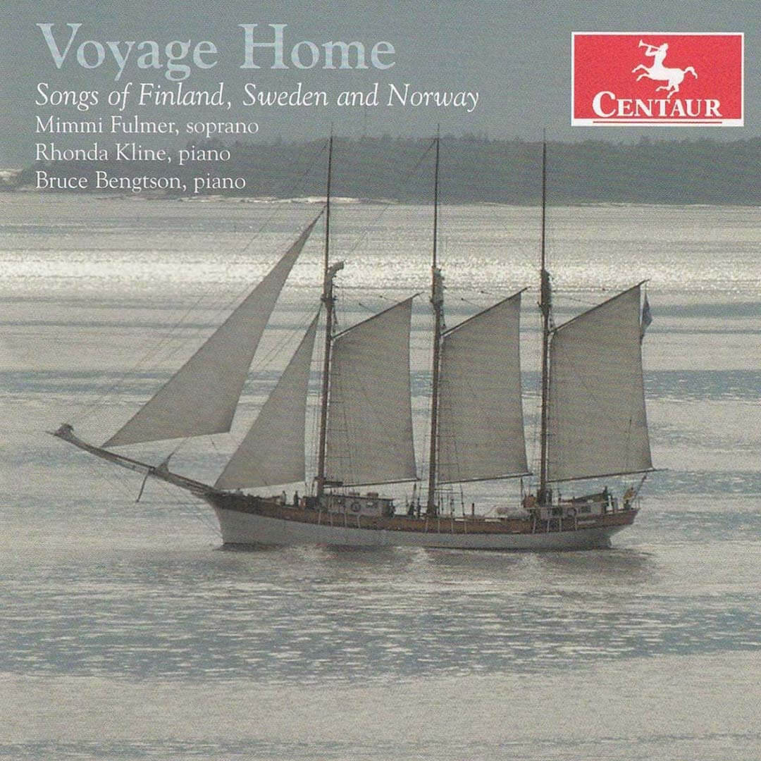 Album cover of Voyage Home: Songs of Finland, Sweden, and Norway by Mimmi Fulmer, Rhonda Kline, and Bruce Bengtson.