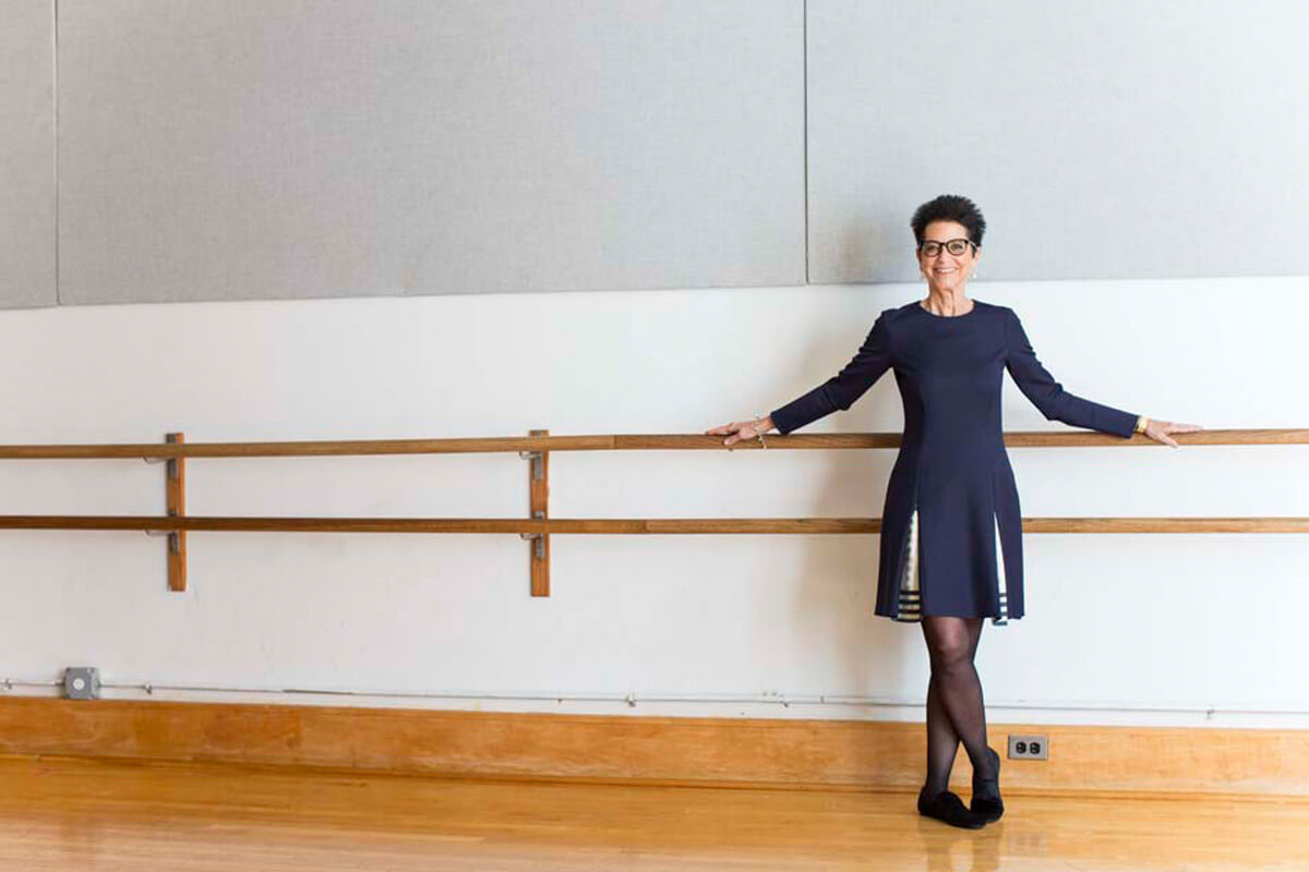 Jody Arnhold at the barre