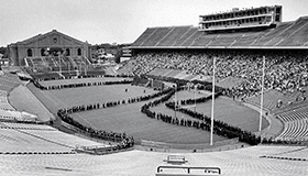 Camp Randall Stadium for commencement in
